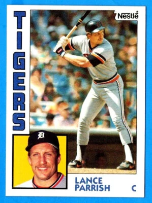 1984 Nestle LANCE PARRISH  Detroit Tigers (nrmt)  A - Image 1 of 2