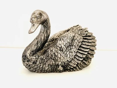 🟢 fermacarte argento con punzoni anni 60 vintage - Immagine 1 di 4