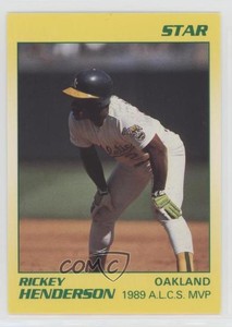 1990 Star Rickey Henderson Rickey Henderson #6 HOF