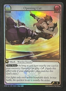 Grand Archive TCG - Opening Cut - DOA 1st EN-100 - HOLO FOIL - Picture 1 of 2