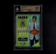 2019 Panini Contenders Optic Class Acts Gold / 10 Antetokounmpo BGS 9.5