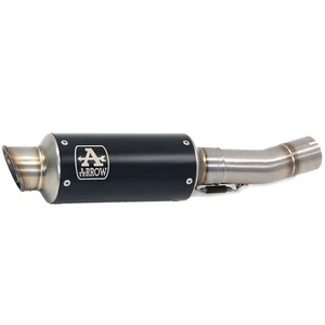 SILENCIOSO ARROW COMPATIBLE PARA HONDA CBR 1000 RR 2008 > 2011 GP2 INOX DARK - Imagen 1 de 3