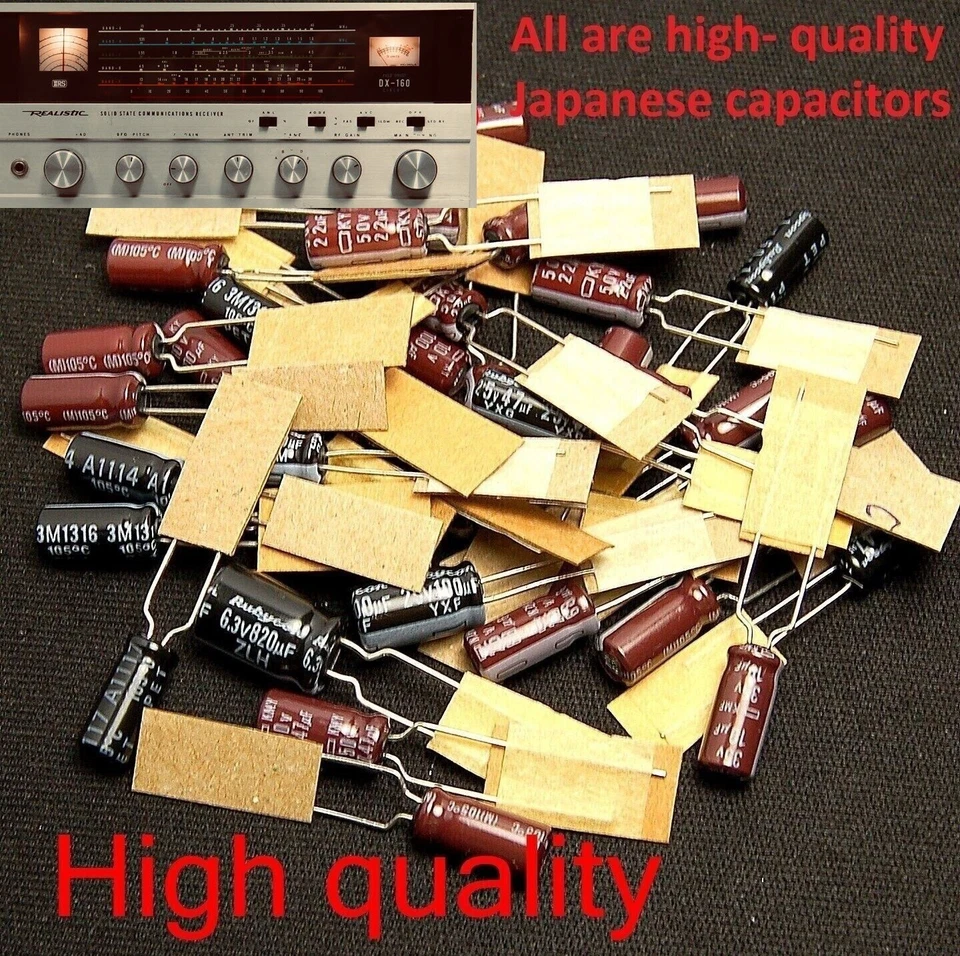 Realistic DX-160 Shortwave Radio / Capacitor Replacement Kit /high quality - Image 1 of 1