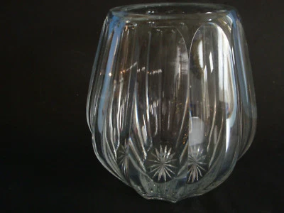 RS0918-959: WMF Glas Vase Blumenvase geschliffen wohl Jachmann  - Bild 1 von 3