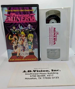 Princess Minerva Clamshell VHS Vintage Original 1995 Anime Englisch Untertitel Manga - Bild 1 von 4