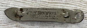 DREWRY DRY BEER Advertising Bottle Opener 1877 1997 LAGER Brewiana COLLECTORS - Picture 1 of 2