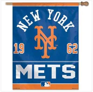 New York Mets Vertical Flag 27" x 37" - Picture 1 of 1