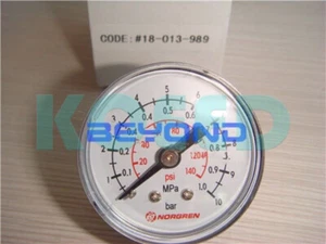 New Norgren pressure gauge 18-013-989 10bra - Picture 1 of 2