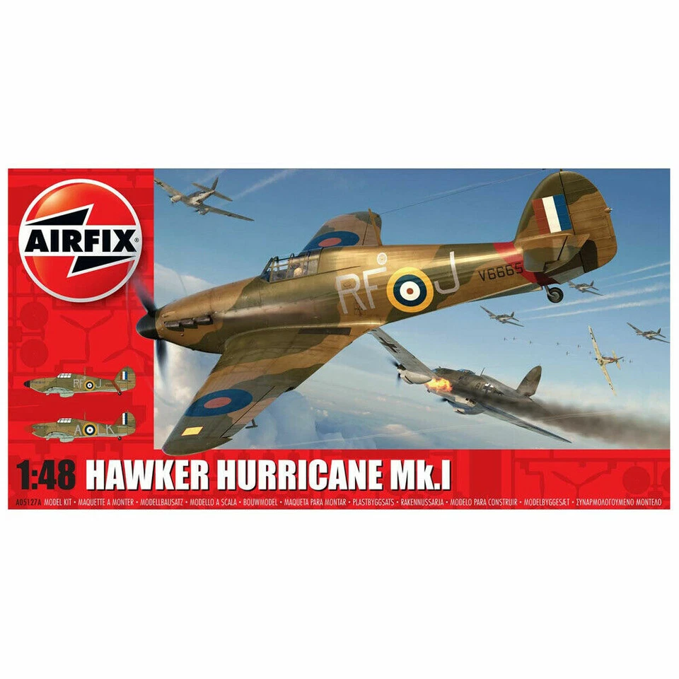 Airfix A05127A Hawker Hurricane Mk. 1 Model Kit SCALA 1:48 - Immagine 1 di 1