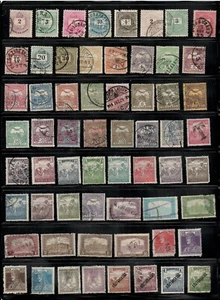 Nice large lot (6 scans ) mh/ used Hungary 1800's-1930's,-inc BOB -nice cancels - Picture 1 of 6