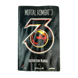 Folleto de instrucciones Mortal Kombat 3 1995 04-10262M solo manual - Imagen 1 de 4