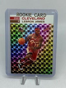 🔥 2003 LeBron James Fierce RC "ROOKIE CARD" #'D to 1000 Cavaliers-Lakers 🔥