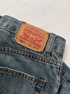 Levi’s 550 Regular Fit Vintage Jeans Boy Size 10 Reg Straight Leg Jeans - Picture 1 of 5