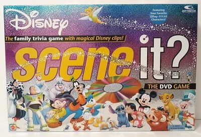 Disney Scene It? Mattel Family Fun Trivia DVD Game 2004 Complete - Image 1 of 4