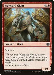 WAYWARD GIANT X 4 N/M- KALADESH MAGIC THE GATHERING - Picture 1 of 1