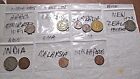 Lot Of 10 Assorted Asia, Middle East, Australia World Coins