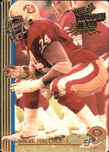 1992 Action Packed All-Madden Football Card #38 Steve Wallace