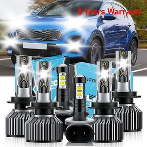 For Kia Sorento 2014-2018 LED Headlight Bulb High Low Beam + Fog Light 26000LM - Picture 1 of 11