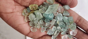 50 Pieces Natural Aquamarine Raw/Aquamarine Rough/Aquamarine Gemstone - Picture 1 of 3