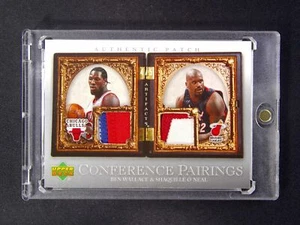2007-08 Upper Deck Artifacts Ben Wallace/Shaquille O'Neal Dual Patch - Picture 1 of 2