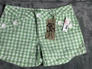 Womens size 5 1955 Vintage Hot Shorts NWT - Gingham check Festival Summer Fun - Picture 1 of 4