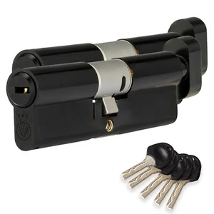 XFORT Colossus 3 Star Thumb Turn Euro Cylinder Locks KEYED ALIKE PAIR c/w 5 keys - Picture 1 of 10