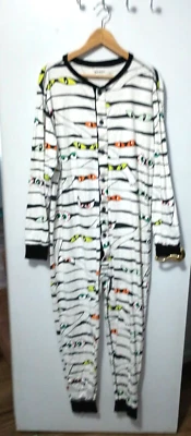 Old Navy Men's Adult L Halloween Mummy Costume Colored Eyeballs 1 Piece Jumpsuit - Image 1 of 4