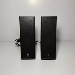 Logitech X-240 Computer 2.1 Surround Sound Audio System Black - Great Sound - Bild 1 von 2