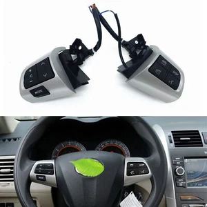 2x Car Steering Wheel Control Switch 84250-02230 For 2010-2013 Toyota Corolla - Picture 1 of 8