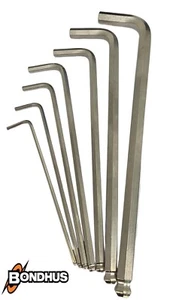 Bondhus Allen Key Ball End Hex Long BriteGuard Finish Metric & Imperial Sizes - Picture 1 of 16