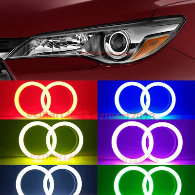 cotton RGB halo rings for Toyota Camry 15-17 headlight blue tooth LED lamp DRL - Image 1 of 4