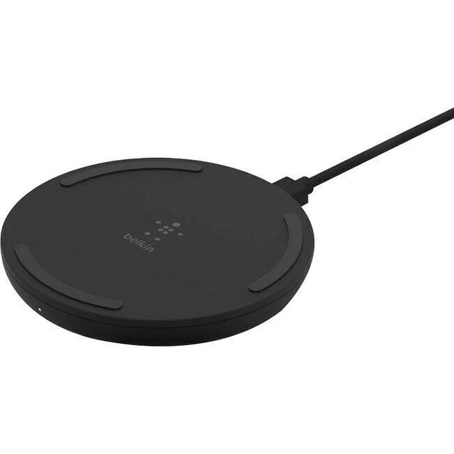 Belkin 15W Qi Charging Pad - Black: Compatible with iPhone & Galaxy Models - Image 1 of 1