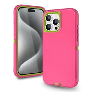 Case For iPhone 16 Pro Max 15 14 13 12 Mini 11 XR XS 7 8 Heavy Duty Phone Cover - Picture 1 of 6