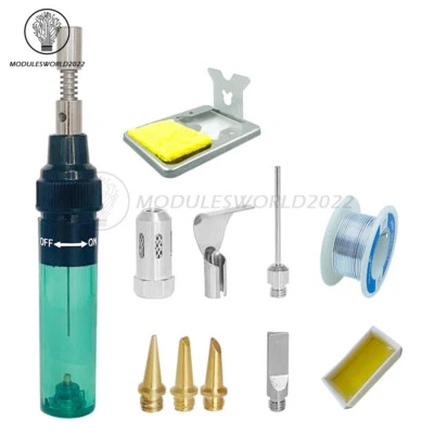 Mini Gas Solder Iron Gas Blow Torch Soldering Butane Cordless Welding Pen Burner - Image 1 of 4