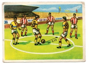 FIGUR FUSSBALLSPIELER FOLGOR FUSSBALL 1964-65 NR 7 DIE REGELN DES FUSSBALLS - Bild 1 von 1