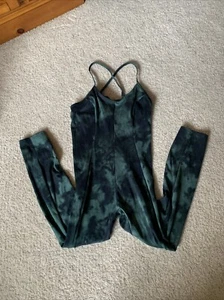 Victoria's Secret Women Green Flow On Point Jumpsuit Size Medium Loungewear Soft - Picture 1 of 11
