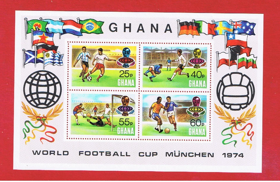 Ghana #529 MNH OG Copa Mundial Fútbol Souvenir Hoja Envío y devolución gratuitos Foto 1 de 1
