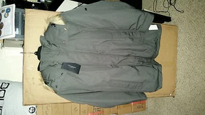 *Men's Andrew Marc Tundra Down Hood Snorkel Parka NWT Medium $295 Steel - Picture 1 of 5
