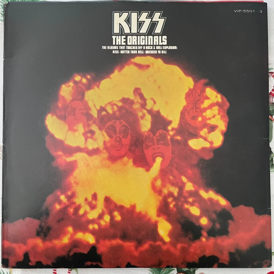 KISS - The Originals 3LP Rare Japanese Only Release Vinyl Pressing w/Booklets EX - image 1 of 4
