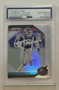 Lawrence Taylor Autograph Signed 2018 Panini Prizm #HOF-5 PSA/DNA - Picture 1 of 2
