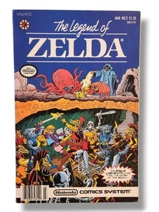Legend of Zelda #2 (1990, Valiant) Nintendo Comics System | Link & Zelda | FN/+ - Bild 1 von 9