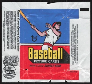 Paquete de cera abierta de béisbol Topps 1977 DD180 - Imagen 1 de 2