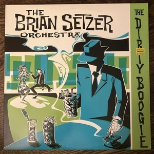 Brian Setzer Orchestra Dirty Boogie Vinyl LP Orig 1998 Record EX - Picture 1 of 5