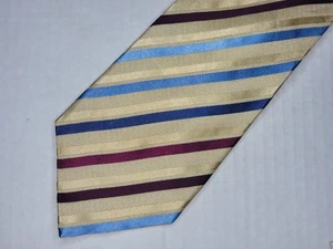 NEU J.Z. RICHARDS [ GESTREIFT] Herren Krawatte 100% Seide Made in USA - Bild 1 von 3