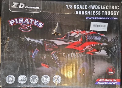 ZD Racing 9021 V3 / MT8 Pirates3 1/8 4WD RC Car KIT - Image 1 of 4