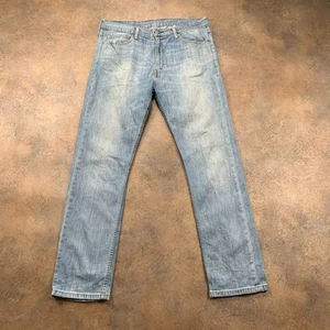 Levi's 513 Jeans Herren (36 Inch Waist) (32 Inch Leg) Slim Fit Blau - Bild 1 von 16