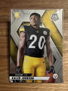 2025 Panini Mosaic Kaleb Johnson #289 Rookie Card Variation (RC) Steelers - Bild 1 von 2