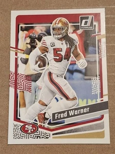 Tarjeta de la NFL 2023 Fred Warner Donruss #270 San Francisco 49ers SF Byu Cougars - Imagen 1 de 2