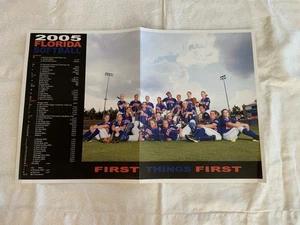 Vintage 2005 University Of FLORIDA Softball First Things First - Picture 1 of 7