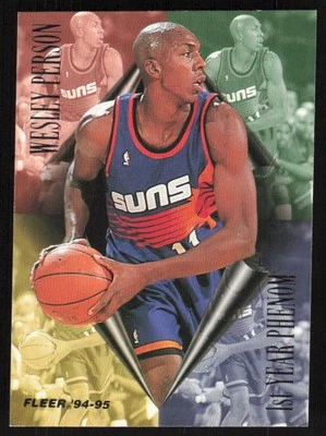 1994-95 Fleer 1st Year Phenoms Wesley Person #6 Phoenix Suns - Image 1 of 2
